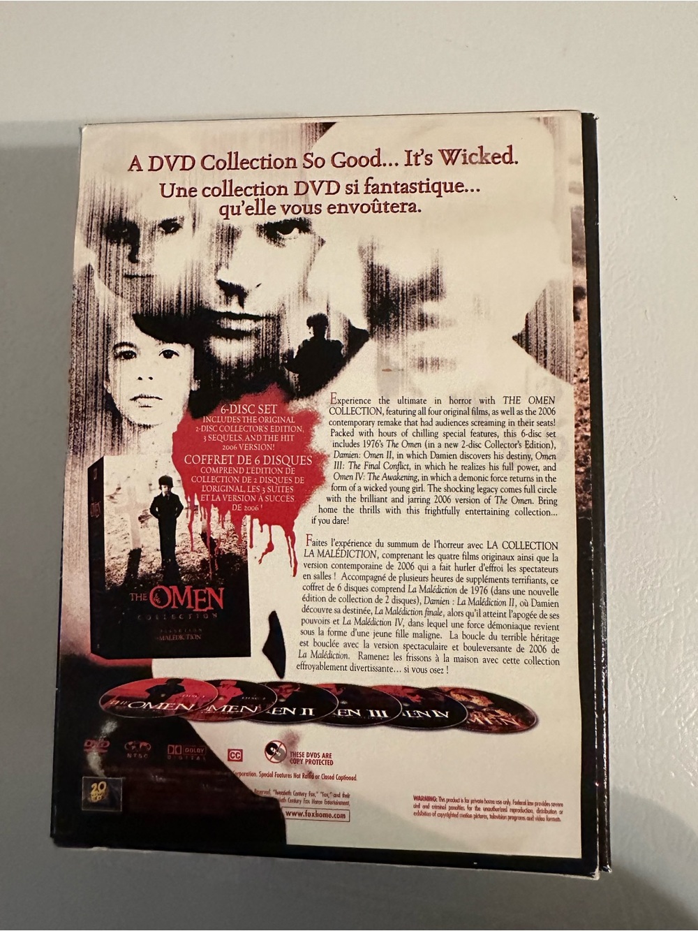The Omen Horror DVD Collection 📀 - Picture 3 of 4